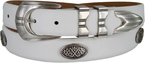 Silverwood- الرجال الأصليون للحبوب الكاملة للحبوب البقر مصمم غولف فستان جولف حزام 1-1/8 "(30 مم) in Kuwait