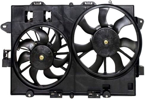 Cooling Fan for Chevy for Equinox 2006-2008,for Pontiac for Torrent 2006-2008 Pns 2pc Male-Connector Type with Shroud 683058098801 in Saudi Arabia