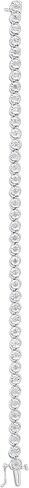 GILDED 1 CTtw Natural Diamond for Women | Sterling Silver Bracelet | Fine Jewelry for Her | Timeless Design | Gift Box Included in Saudi Arabia