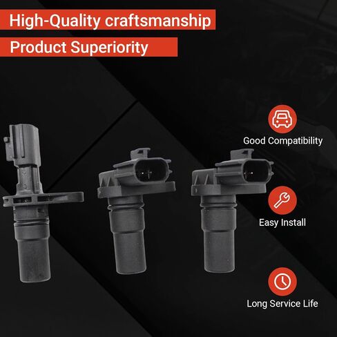 3Pcs Input/Output Transmission Speed Sensor Set 319351XF00 Compatible with Nissan Altima Maxima Sentra Versa Rogue Juke Infiniti QX60 JX35 Replaces 319351XF01 319358E007 31935X420C in Saudi Arabia
