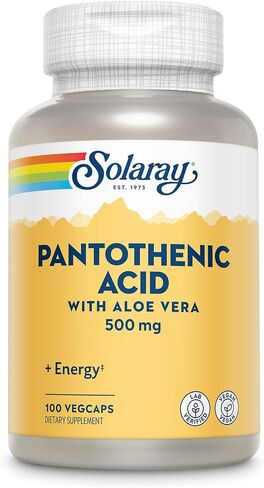 Solaray Pantothenic Acid 500mg -100 Caps in Saudi Arabia