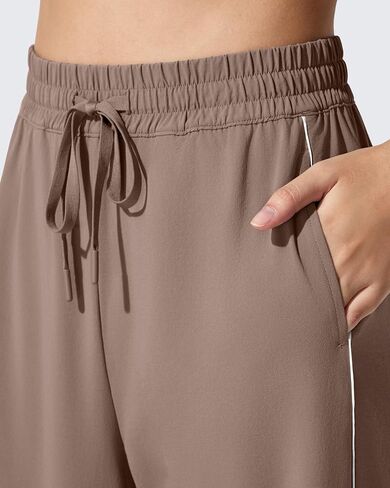 G4Free Womens Lightweight Track Pant مع جيوب عريضة الساقين الركض سراويل السراويل غير الرسمية in Kuwait