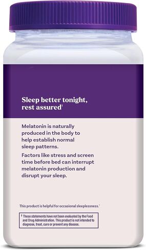 Natrol Melatonin Gummies, Sleep Support, 190 Strawberry-Flavored Adult Melatonin Gummies, 10 mg Sleep Aids for Adults in Saudi Arabia