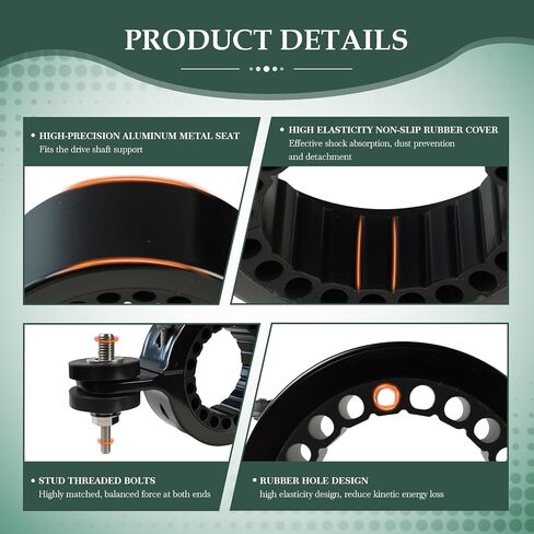 CHR03A0 UPGRADE DRIVWAND CENTER CANTER CARRIER متوافق مع Dodge WD Durango 3rd Gen 2011-2023 ، متوافق مع Jeep WK2 Grand Cherokee 4th Gen 2011-2023 استبدال 52853646ae 52853646AC in Kuwait