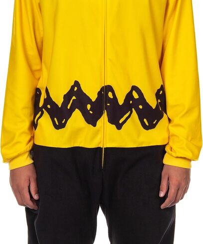 INTIMO Peanuts Charlie Brown Union Suit Men's Costume Zip Up One Piece Pajama Outfit in Saudi Arabia