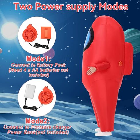 Inflatable Costume for Adult,Halloween Costumes Funny Blow Up Space Suit Costumes,Cosplay Party Game Fans in Kuwait