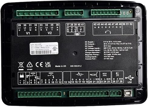 DSE6120 Auto Stop Generator Controller Panel Control Module Diesel Genset Spare Parts DSE6110(6120MK3) in Saudi Arabia