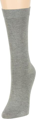 7BigStars Women Bamboo Dress Socks - Solid and Patterned Crew Fit, 4 Pairs Breathable Seamless Socks for Work or Daily Wear in Kuwait