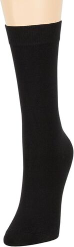 7BigStars Women Bamboo Dress Socks - Solid and Patterned Crew Fit, 4 Pairs Breathable Seamless Socks for Work or Daily Wear in Kuwait