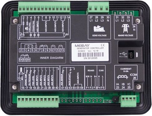 DC60D DC62D DC60DR DC62DR Generator Controller Colorful Displatory GeneratorElectronic Plock (DC62DR RS485 PORT) in Saudi Arabia