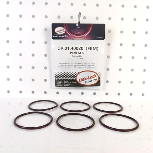6pcs fkm Viton Or.01.40020 محرك مضخة الوقود عالية الضغط O-Ring Gasket 13517571363 لـ BMW N53 N54 N55 in Saudi Arabia