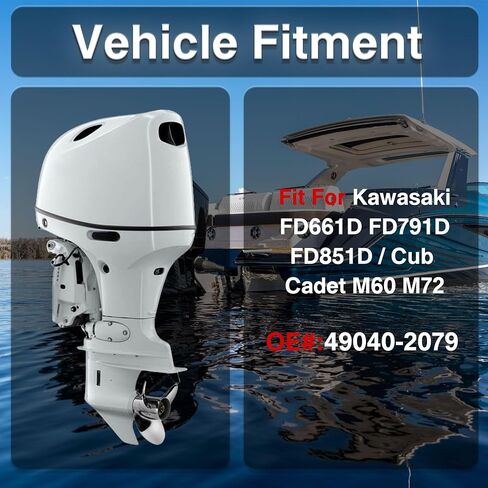 Inline/External EFI Fuel Pump Compatible with Kawasaki FD661D FD791D FD851D / Cub Cadet M60 M72 Replace OE 49040-2079 490402079 in Saudi Arabia