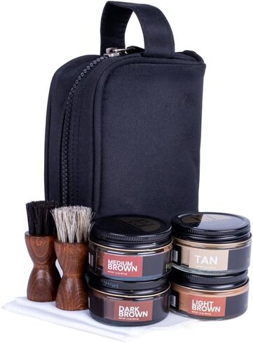 طقم تلميع أحذية Footfitter Premium Shoe ، كريمات ، ملابس شاه in Saudi Arabia