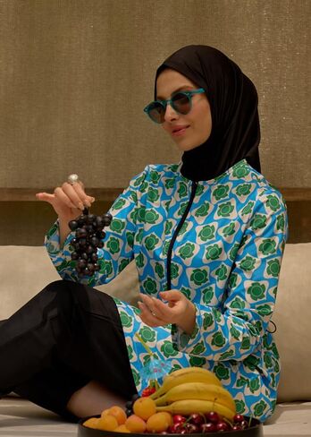 مجموعة متواضعة للسباحة للنساء من ثلاث قطع - مجموعة المظلة بوركني - غلاف إسلامي كامل للسباحة in Kuwait