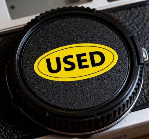 Yellow Oval New and Used Inventory Labels, Inventory Control Stickers for Retail Stores, Thrift Shops, Garage Sales,1x2 Inch,500 Pcs (New) in Saudi Arabia