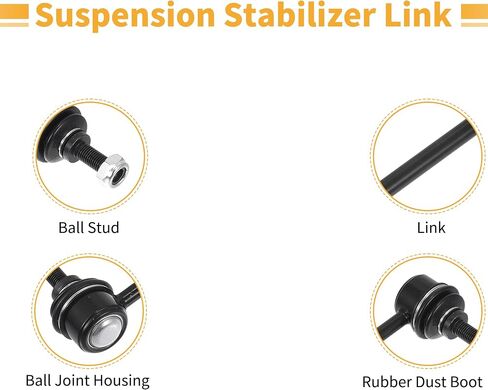 X AUTOHAUX 4pcs Front Rear Sway Bar Links Stabilizer Link Kit for Mazda 6 2014-2018 for Mazda CX-5 2013-2018 Suspension Kit No.K750670/K750671/K80296 in Saudi Arabia