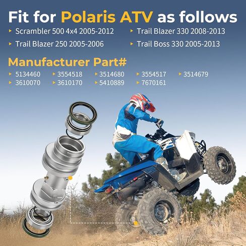 M MATI REAL HUB REPART KIT لـ POROLIS Scrambler 500 4x4 2005-2012 Trail Blazer 250 330 Trail Boss 330 2005-2013 5134460 3554517 3554518 3514680 3514679 in Saudi Arabia