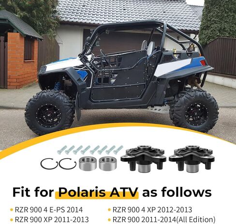 M MATI 2PCS محاور العجلات الخلفية ومجموعة المحامل لـ Polaris RZR 900 XP 4 2011-2013 RZR 900 4 E-PS 2011-2014 5137278 3514699 in Kuwait
