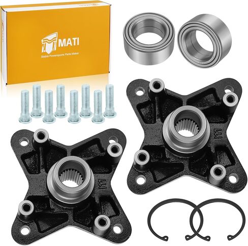 M MATI 2PCS محاور العجلات الخلفية ومجموعة المحامل لـ Polaris RZR 900 XP 4 2011-2013 RZR 900 4 E-PS 2011-2014 5137278 3514699 in Kuwait