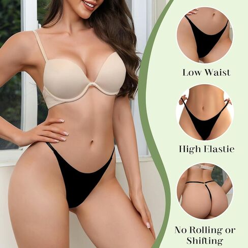 5 حزمة G -string Thongs Women - Seamfless Sexy Dexy Defer in Saudi Arabia