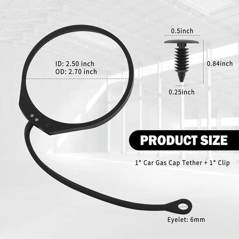 Gas Cap Tether with Eyelets,Secure Retention Fuel Tank Cap Rope Compatible with Audi A1 A3 & VW Beetle,Durable Fuel Caps Retaining Strap Car Accessories OEM#180201556 & 1J0201550 in Saudi Arabia