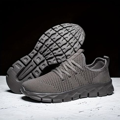 Men's Breathable mesh Running Shoes - MD Sole Wearing Design - Spring/Summer/Autumn Sports and Leisure Activities in Saudi Arabia