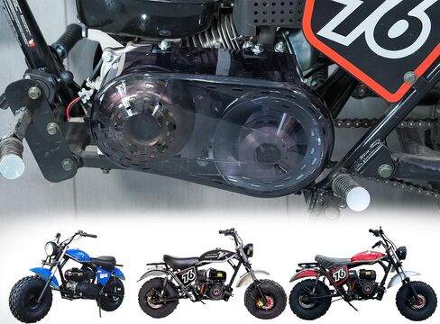 JMCHstore Black Smoke Clear Torque Converter Cover Compatible with 30 Series CVT for Trailmaster MB200 Hurricane 200X PRO Monster Dog II Mini Bike Parts in Saudi Arabia