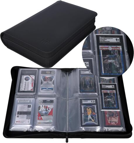 Graded Card Binder - Holds 72 PSA Slabs, 6 Pocket Slab Binder for PSA, CGC, CSG, FCG, FGS Slabs in Saudi Arabia
