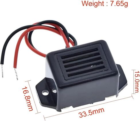 الجرس المنبه DC 12V 85DB مصغرات المنبه الإلكترونية نغمة ثابتة in Saudi Arabia