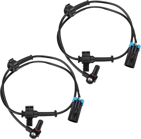 2PCS Rear ABS Wheel Speed Sensor Left & Right for 2007-2014 Cadillac Escalade ESV EXT, Chevy Tahoe, Avalanche, Suburban 1500, GMC Yukon XL 1500 - Replaces ALS1464, 15121067 in Saudi Arabia