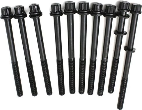 Garage-Pro Cylinder Head Bolt Set of 10 Compatible with 1998-2002 Honda Accord, 1998 Odyssey, Fits 1998-1999 Acura CL in Saudi Arabia