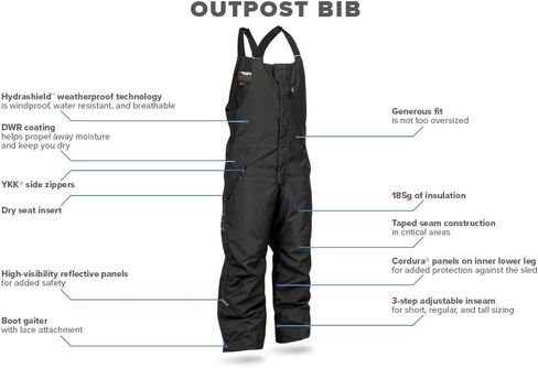 Fly Racing Outpost Snow Jacket و BIB Combo in Saudi Arabia
