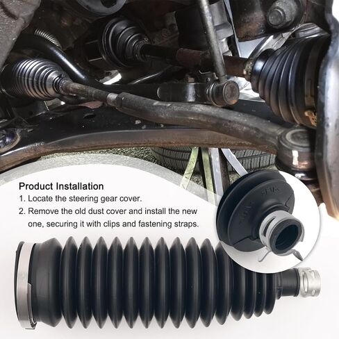 حذاء قضيب التعادل الداخلي للسيارة مع مقاطع/أحزمة التثبيت استبدال OEM 4553529015/103-3069 ، رف مكافحة الغبار والجنود المتوافق مع فولفو/مازدا/تويوتا ، أحذية رف التوجيه المهنية in Saudi Arabia