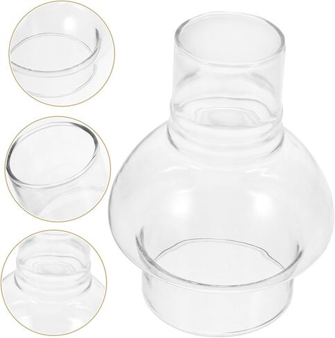 Glass Candle Holder Cover Decorative Tealight Candle Shades for Centerpieces Transparent Glass Chimney for Warm Atmosphere for Home Restaurant and Bar Decor in Saudi Arabia