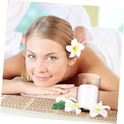 2pcs شمعة زجاجية الظل الأسطوانية شمعة مقاومة للرياح تغطية الزجاج الزخرفي لغرفة الطعام المنزلية مفتوحة التصميم in Kuwait