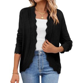 PRETTYGARDEN Cardigans for Women Lightweight Casual Long Sleeve Knitted Open Front Shrugs Sweaters 2025 Fall Clothes in Saudi Arabia