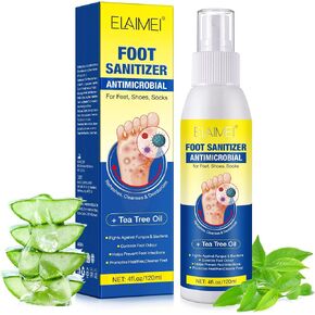 Foot Spray with Tea Tree Oil， Natural Foot Deodorizer for Fresh，24-Hour Freshness Foot Odor Eliminator for Feet，Odor Control & Itch Relief 4oz in Saudi Arabia