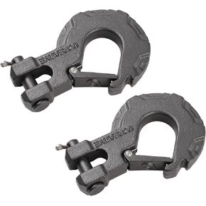 Ucreative Recovery 5/16 inch Clevis Slip Hook with Safety Latch - Heavy Duty Forged Steel Towing Winch Hook in Kuwait