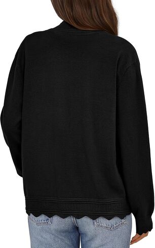 PRETTYGARDEN Cardigans for Women Lightweight Casual Long Sleeve Knitted Open Front Shrugs Sweaters 2025 Fall Clothes in Saudi Arabia