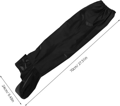 1pair Rain Pants for Men and Women -Skid Trousers for Motorcycle Riding and Outdoor Activities Rain Gear High Boot Unisex Fit Black in Saudi Arabia
