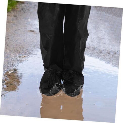 DECHOUS 1pair Oxford Rain Pants for Men and Women Lightweight Protective Gear for Outdoor Activities Cycling and Motorcycle Riding Unisex Fit Excellent Waterproofing Easy to Wear in Saudi Arabia