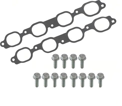 12657093 Header Exhaust Manifold Gasket with Bolts Fits for Cadillac Chevy GMC LT1 LT4 L83 L86 L8T L84 L87 5.3L 6.2L V8 Engine in Saudi Arabia