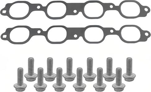 12657093 Header Exhaust Manifold Gasket with Bolts Fits for Cadillac Chevy GMC LT1 LT4 L83 L86 L8T L84 L87 5.3L 6.2L V8 Engine in Saudi Arabia