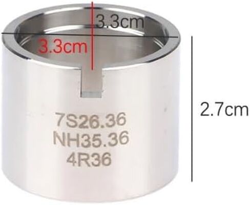 حامل حركة الساعات من الفولاذ المقاوم للصدأ لـ SKX007 ، NH35 ، NH36 ، 7S26 ، 7S36 ، 4R-أداة غير قابلة للتكليف بدقة لإصلاح وتجميع حركة الساعات in Kuwait