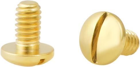 Ewatchparts 4 Pcs Screws Replacement Compatible with Cartier Love Bracelet Extra Long Thick Thread Gold in Saudi Arabia