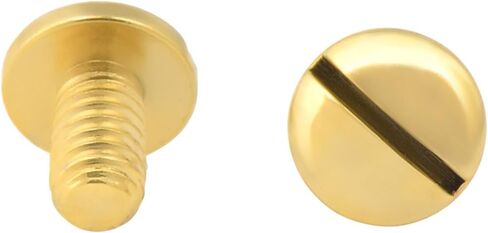 Ewatchparts 4 Pcs Screws Replacement Compatible with Cartier Love Bracelet Extra Long Thick Thread Gold in Saudi Arabia