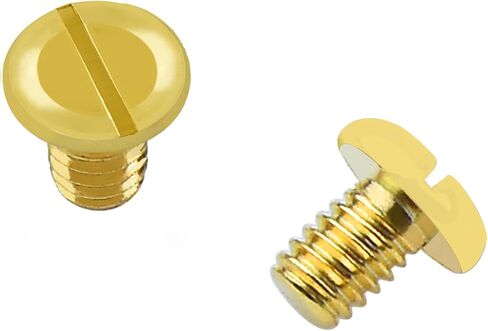Ewatchparts 4 Pcs Screws Replacement Compatible with Cartier Love Bracelet Extra Long Thick Thread Gold in Saudi Arabia