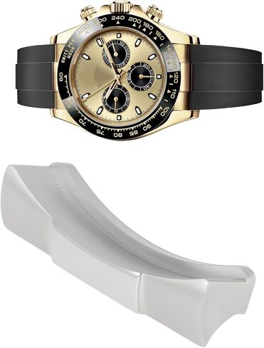 SING F LTD 1 Set 20mm Curved End Link Endlink Just Compatible with Rolex Submariner Silver in Saudi Arabia