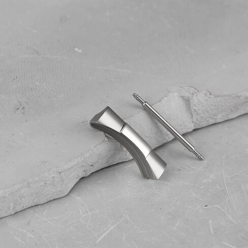 SING F LTD 1 Set 20mm Curved End Link Endlink Just Compatible with Rolex Submariner Silver in Saudi Arabia