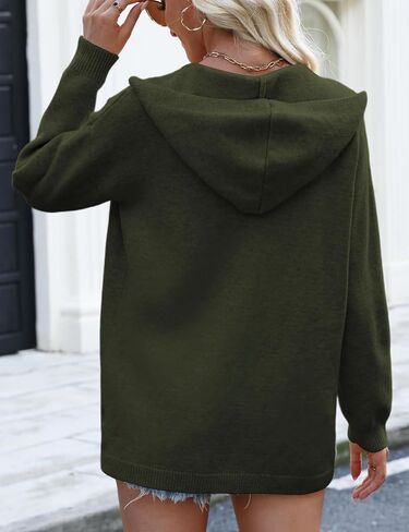 CiCiBird Womens Hooded Oversized Cardigan Sweaters 2025 Fall Knit Coatigan Trendy Open Front Sweater Coat in Saudi Arabia